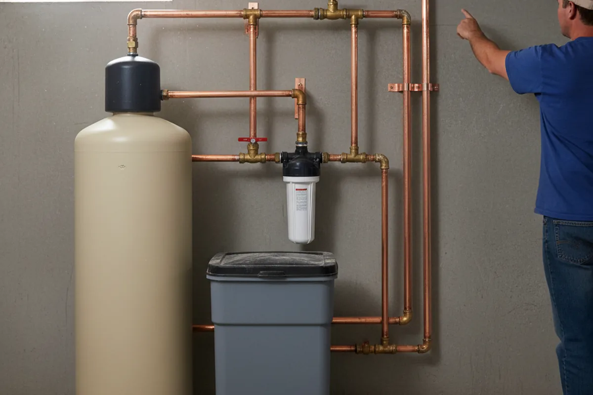 Whole-house water treatment system installed in Fowler